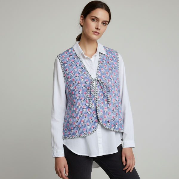 Sea Quilted Vest