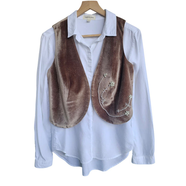 Morvarid Velvet  Vest