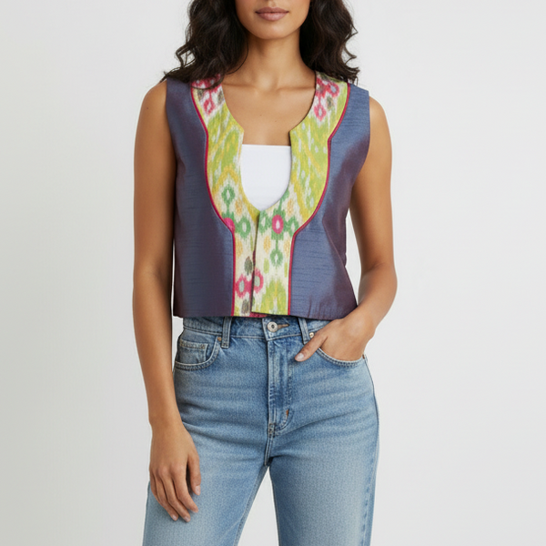 Hashti Satin Vest