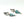 Silver Turquois Arrow Earrings