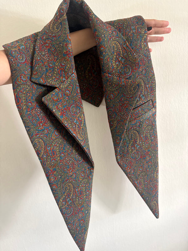 Paisley Blooms Collar Vest