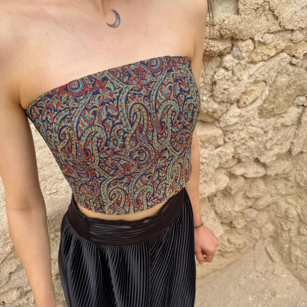 Lajevard Crop Top