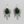 Sabz-E Khial Silver & Agate Earrings