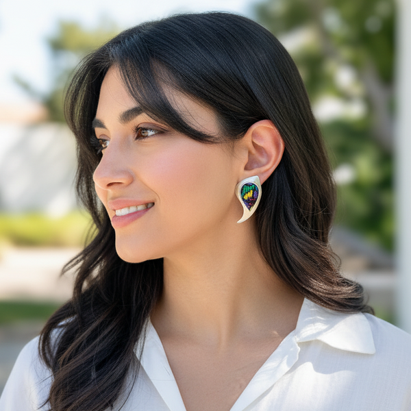 Botteh Silver Earring