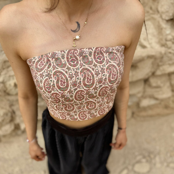 Toranj Termeh Crop Top