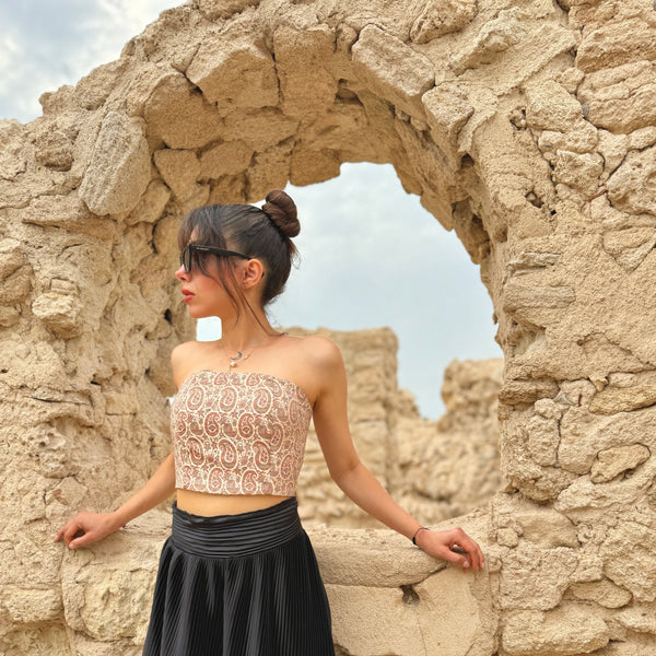 Toranj Termeh Crop Top