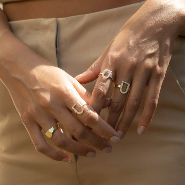 Sahra Ring Yellow Gold