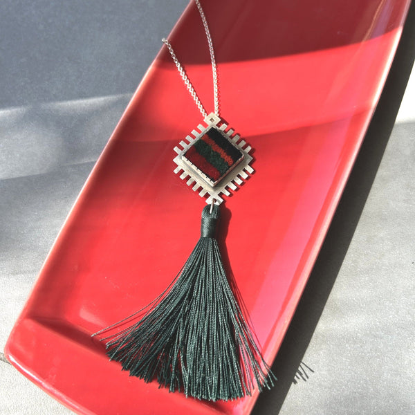Carpet Silver Necklace