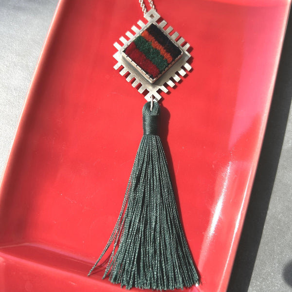 Carpet Silver Necklace