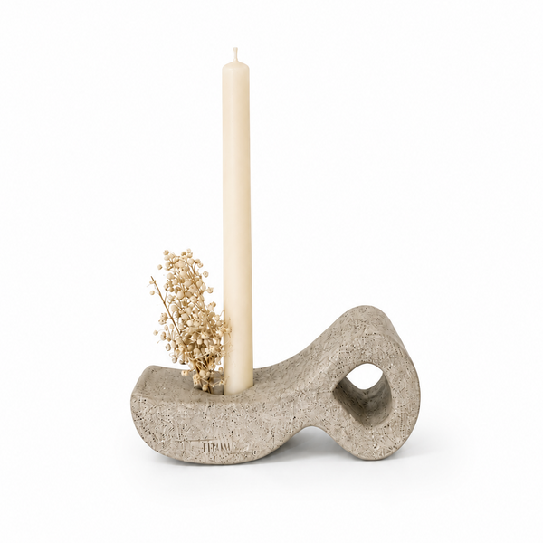 Ceramic Farsi Letters Candle Holder