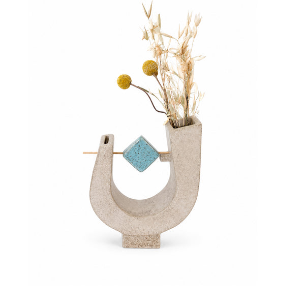 Ceramic Farsi Letter Vase