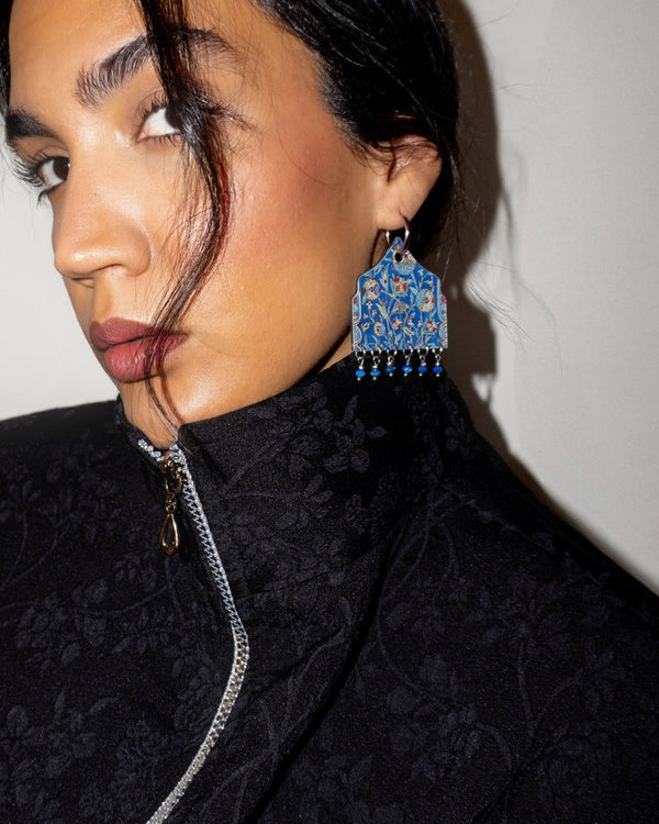 Vaqar Earring- Blue