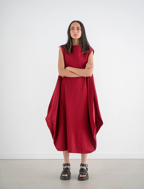 Diamond Linen Dress