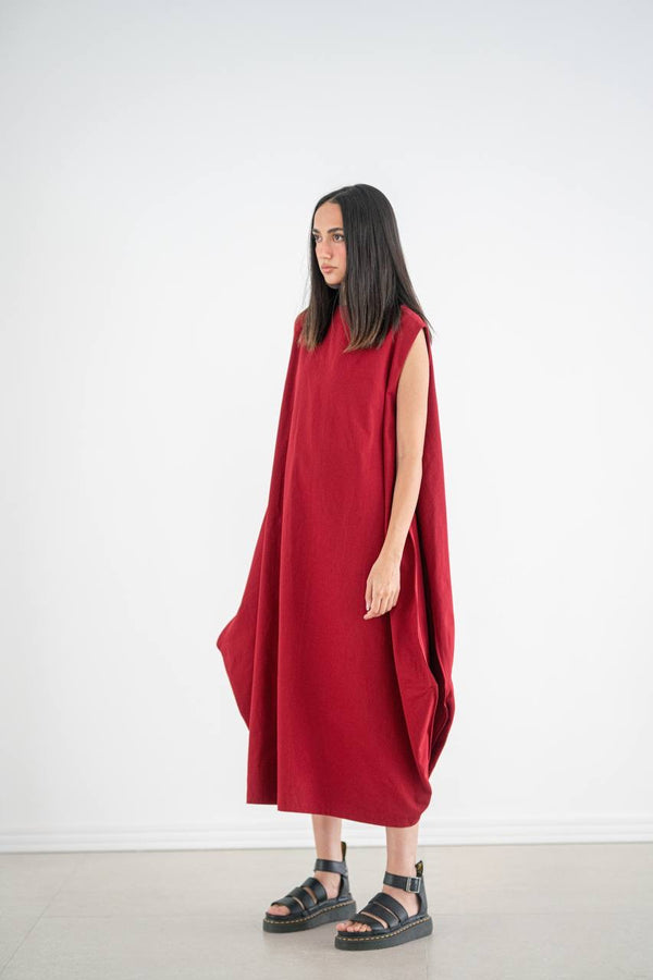 Diamond Linen Dress
