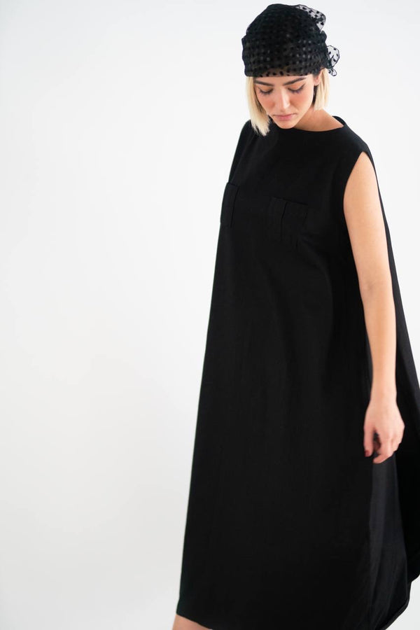 Diamond Linen Dress