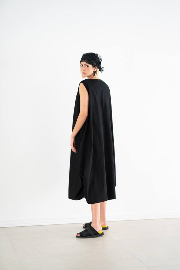 Diamond Linen Dress