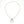 Pearl And Silver Lock Necklace
