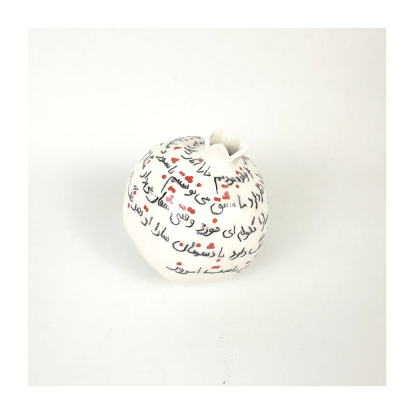 Decorative ceramic Pomegranate - Mashgh Poem