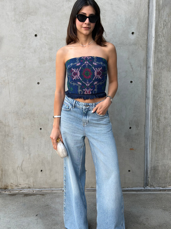 Blue & Pink Rug Top
