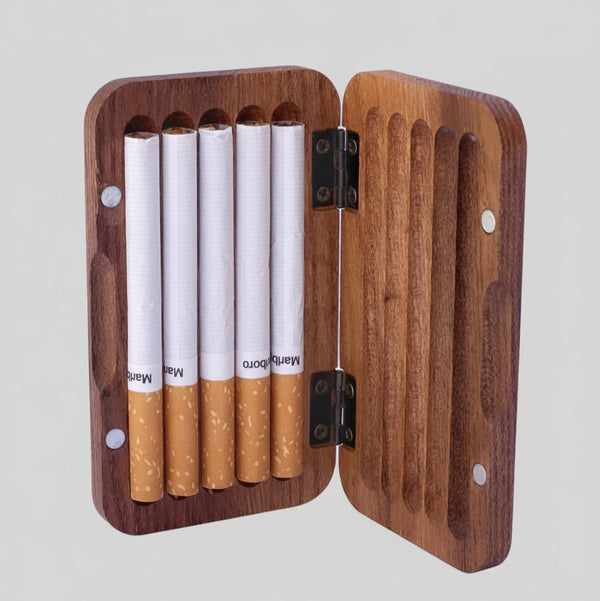 Pahlavi Wooden Cigarette Case
