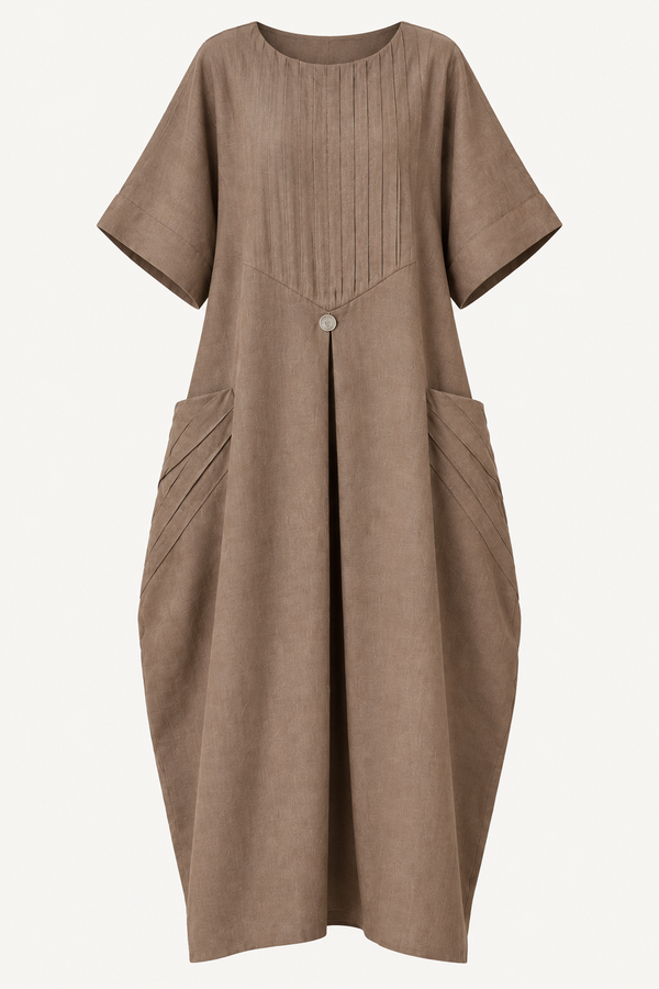 Ghabaa Free Size Dress with Pahlavi Coin