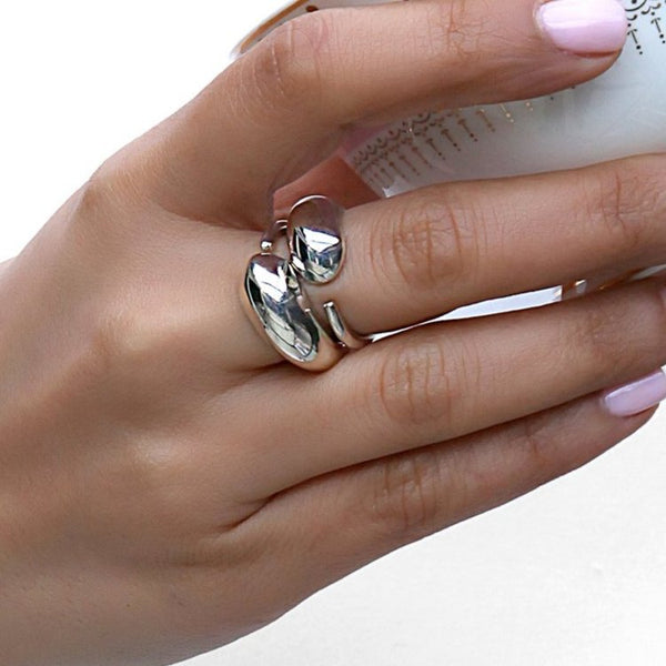 Alpha Silver Ring