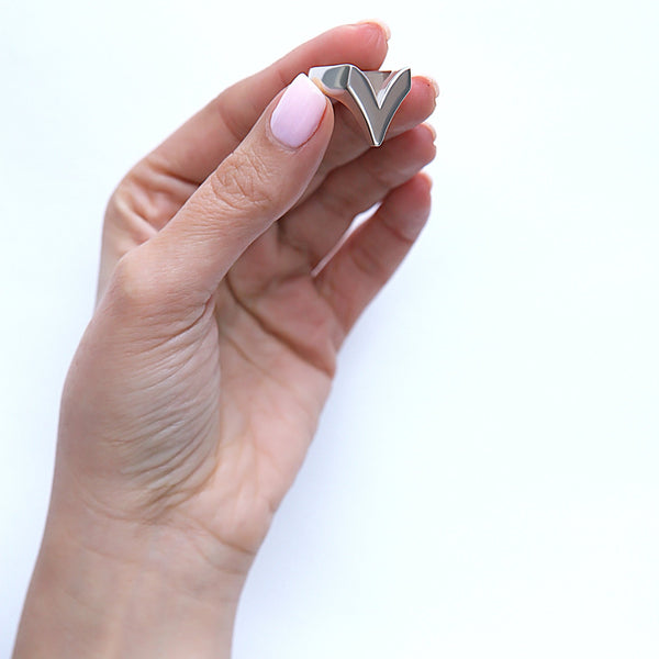Lucky 7 Silver Ring