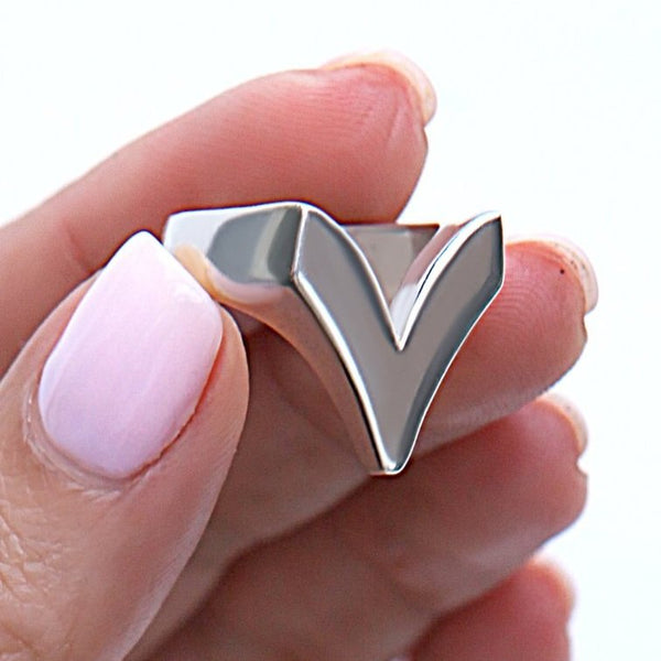 Lucky 7 Silver Ring