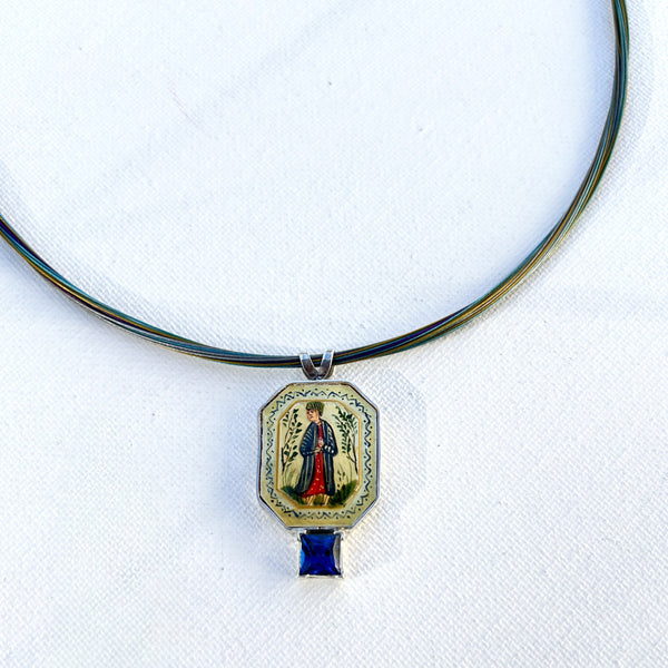 Attar Silver Vintage Necklace