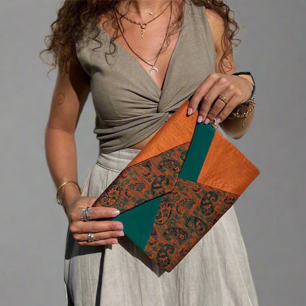 Handmade Patchwork Clutch