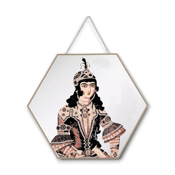 The Qajar Rose Prince Wall Mirror