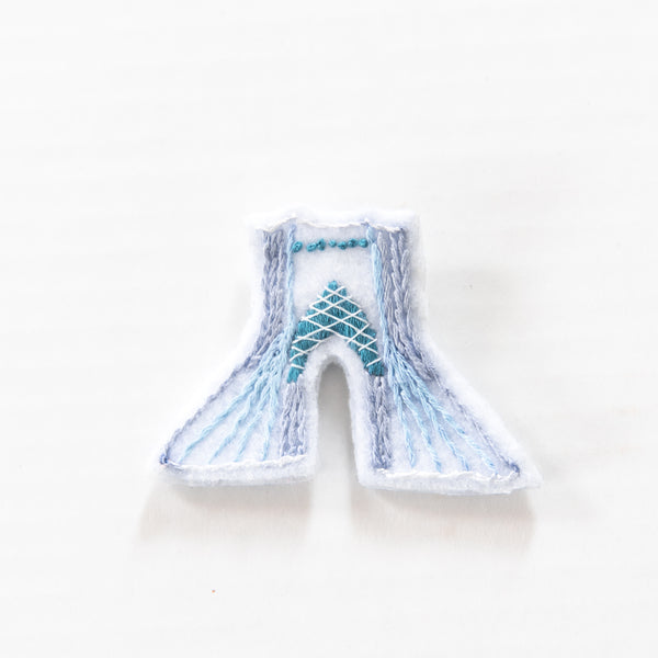 Shahyad Embroidered Brooch