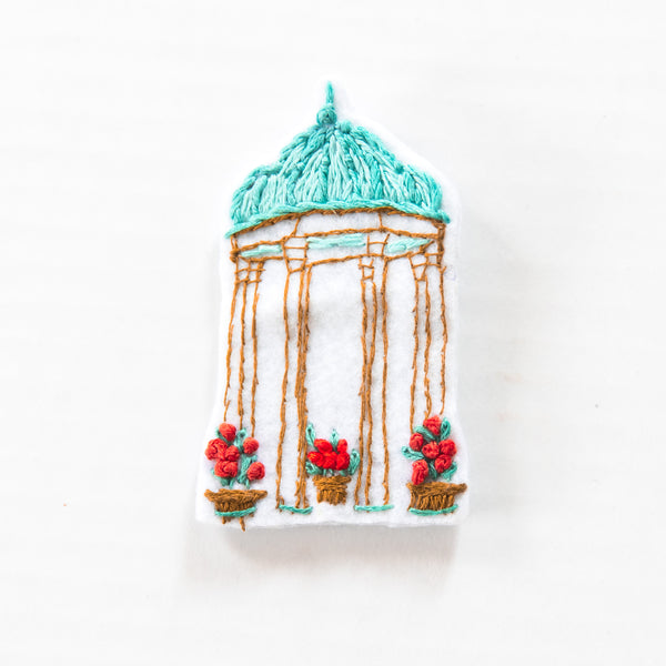Hafez Embroidered Brooch
