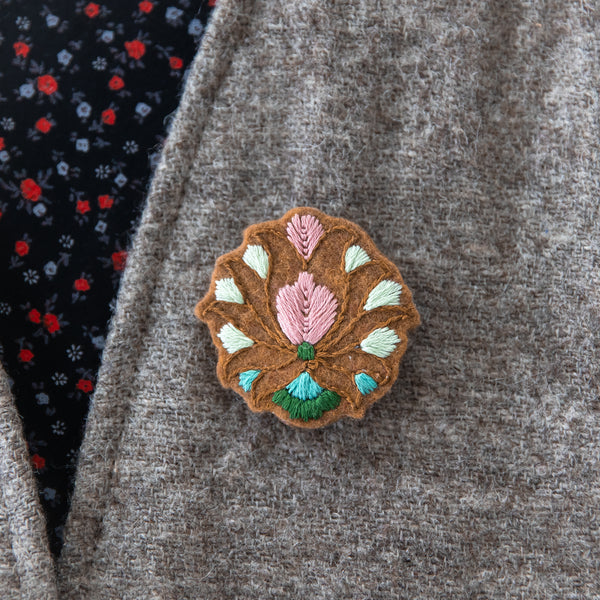 Abbasi Embroidered Brooch