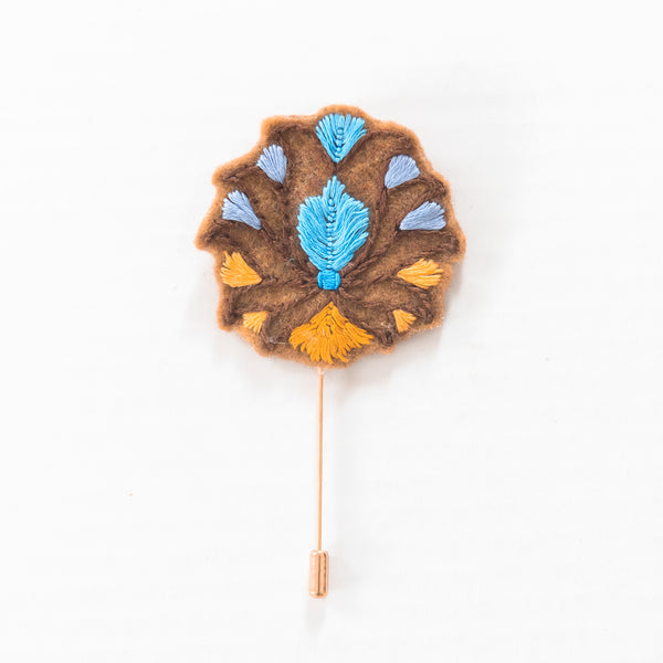 Abbasi Embroidered Brooch