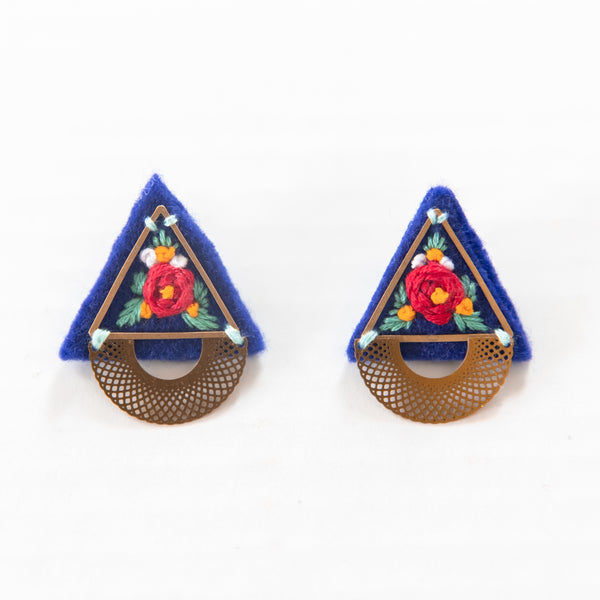 Taaghcheh Embroidered Earrings