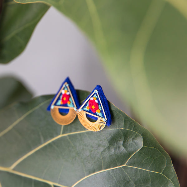 Taaghcheh Embroidered Earrings