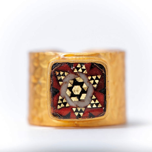 Leyli Wide Khatam Ring