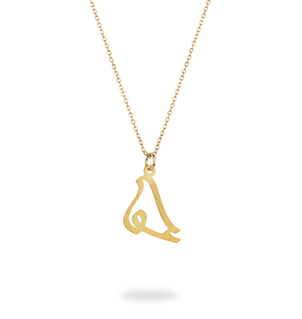 Love Bird Silver Pendant Necklace