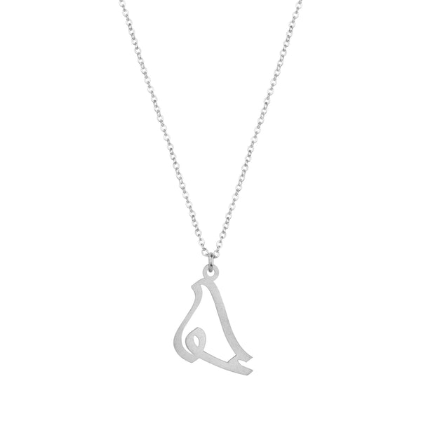 Love Bird Silver Pendant Necklace