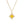 Bahar Pendant Yellow Enamel