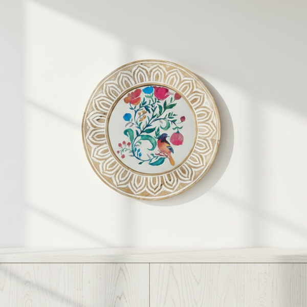 Gol-o-Morgh Rounded Wall Mirror