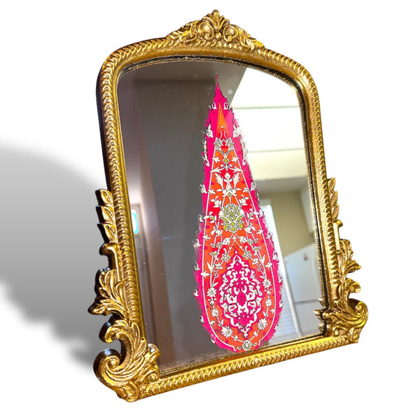 Cypress of Love Ornate Tabletop Mirror