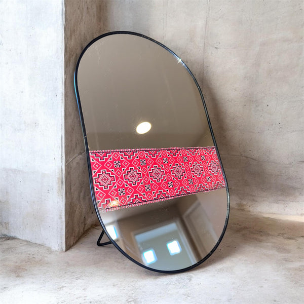 Azar Soozan-Doozi Oval Tabletop Mirror