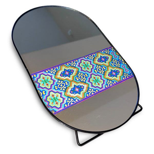 Pardis Soozan-Doozi Oval Tabletop Mirror