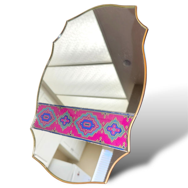 Delkash Soozan-Doozi Freeform Tabletop Mirror