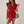 Vintage Mirrorwork Red Vest