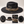 Dark Brown Feather-Embellished Fedora