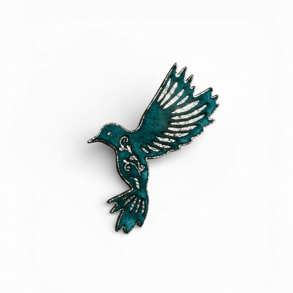 Hummingbird Velvet Pin