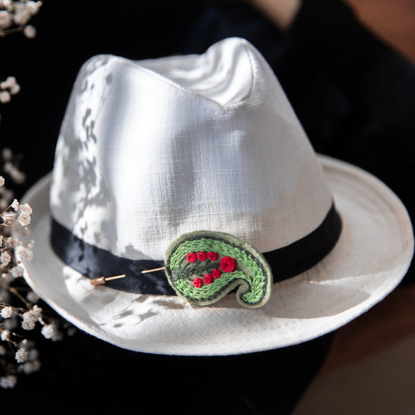Sarv Embroidered Brooch